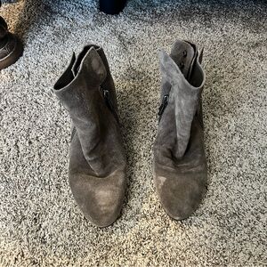 Gray Suede‎ Women's Boots